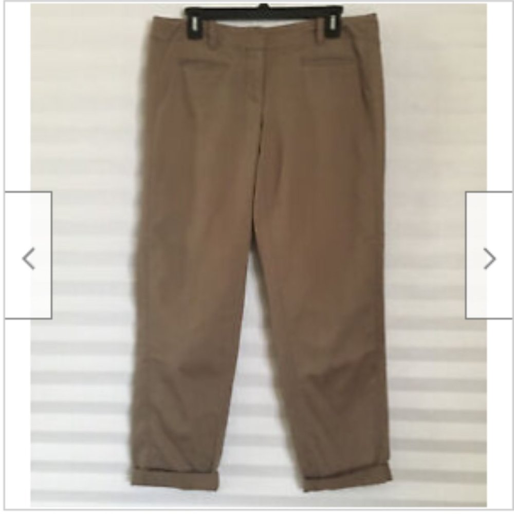 Ann Taylor Loft Marisa Pants Cotton Blend Brown